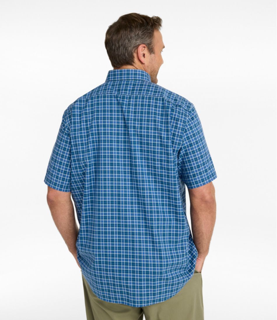 Men's Wrinkle-Free Kennebunk Sport Shirt, Traditional Fit Short-Sleeve Check - L.L.Bean Classic