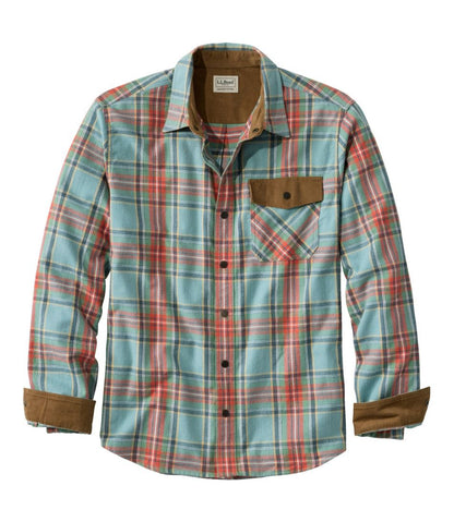 Men's Scotch Plaid Flannel Shirt, Snap-Front, Slightly Fitted Untucked Fit - L.L.Bean Trusted
