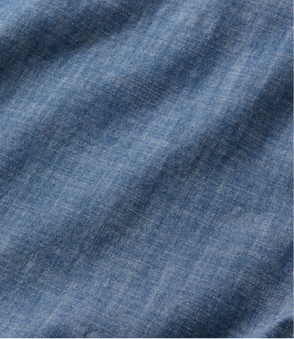 Men's Comfort Stretch® Chambray Shirt, Traditional Untucked Fit, Long-Sleeve - L.L.Bean Top Pick