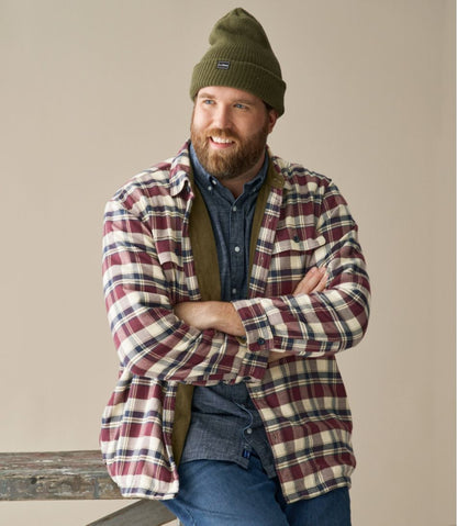 Men's Fleece-Lined Flannel Shirt, Traditional Fit - L.L.Bean Best Seller