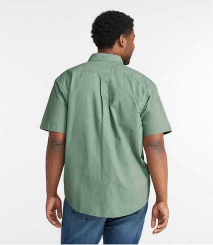 Men's Sunwashed Canvas Shirt, Traditional Fit Short-Sleeve - L.L.Bean Exclusive