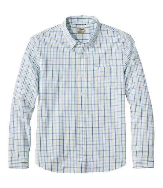 Men's Comfort Stretch Performance® Shirt, Long-Sleeve, Slightly Fitted Untucked Fit, Plaid - L.L.Bean Latest