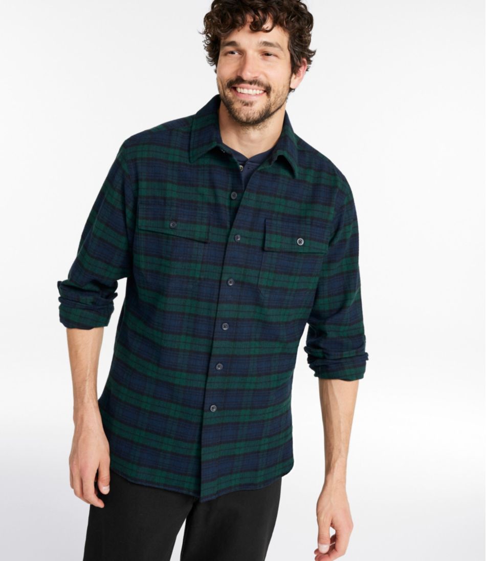Men's Chamois Shirt, Slightly Fitted, Plaid - L.L.Bean Quality