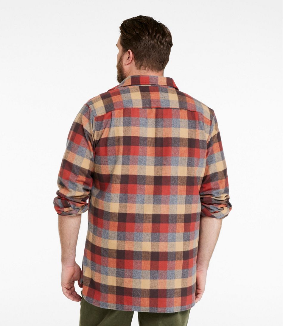 Men's Chamois Shirt, Slightly Fitted, Plaid - L.L.Bean Quality