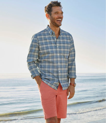 Men's Comfort Stretch® Oxford Shirt, Slightly Fitted Untucked Fit, Plaid - L.L.Bean Featured