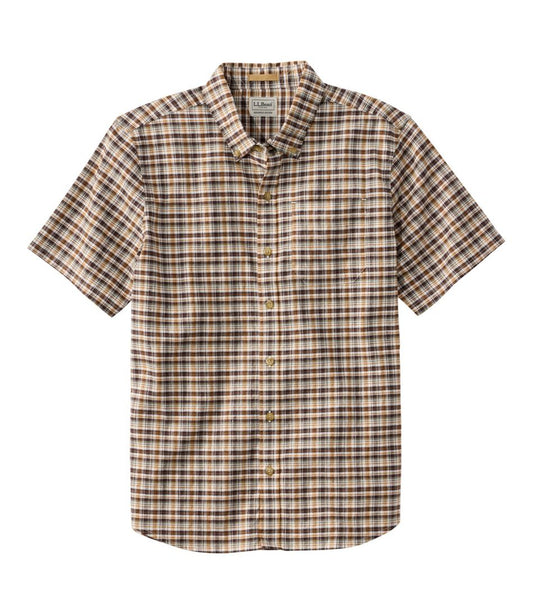 Men's Stonecoast Hemp Shirt, Short-Sleeve, Slightly Fitted Untucked Fit - L.L.Bean Trusted