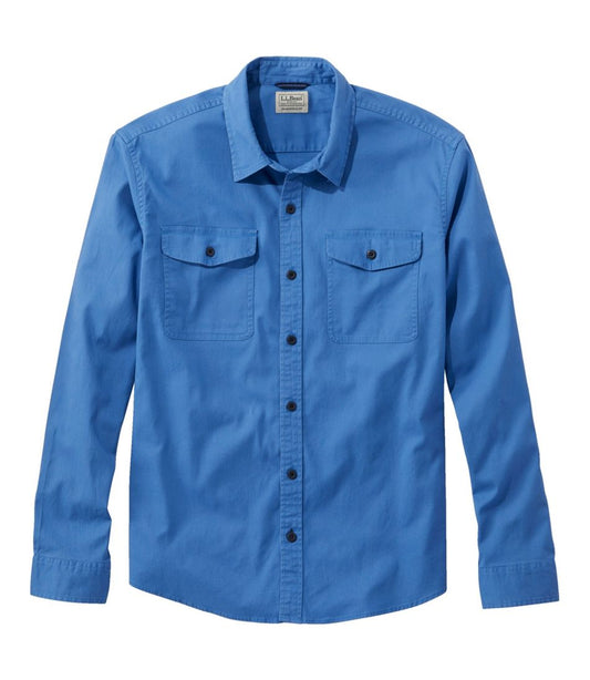 Men's Lakewashed Twill Shirt, Traditional Untucked Fit - L.L.Bean Top Pick