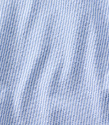 Men's Comfort Stretch Oxford Shirt, Traditional Untucked Fit, Stripe - L.L.Bean Premium