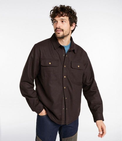 Men's Maine Guide Lightweight Lined Wool Field Shirt - L.L.Bean Popular