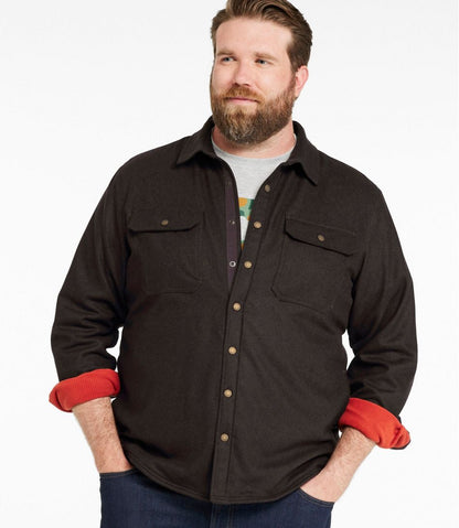 Men's Maine Guide Lightweight Lined Wool Field Shirt - L.L.Bean Popular