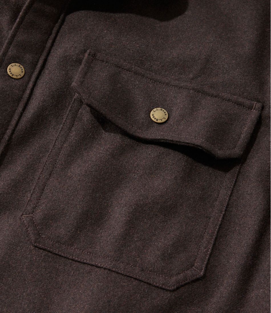 Men's Maine Guide Lightweight Lined Wool Field Shirt - L.L.Bean Popular