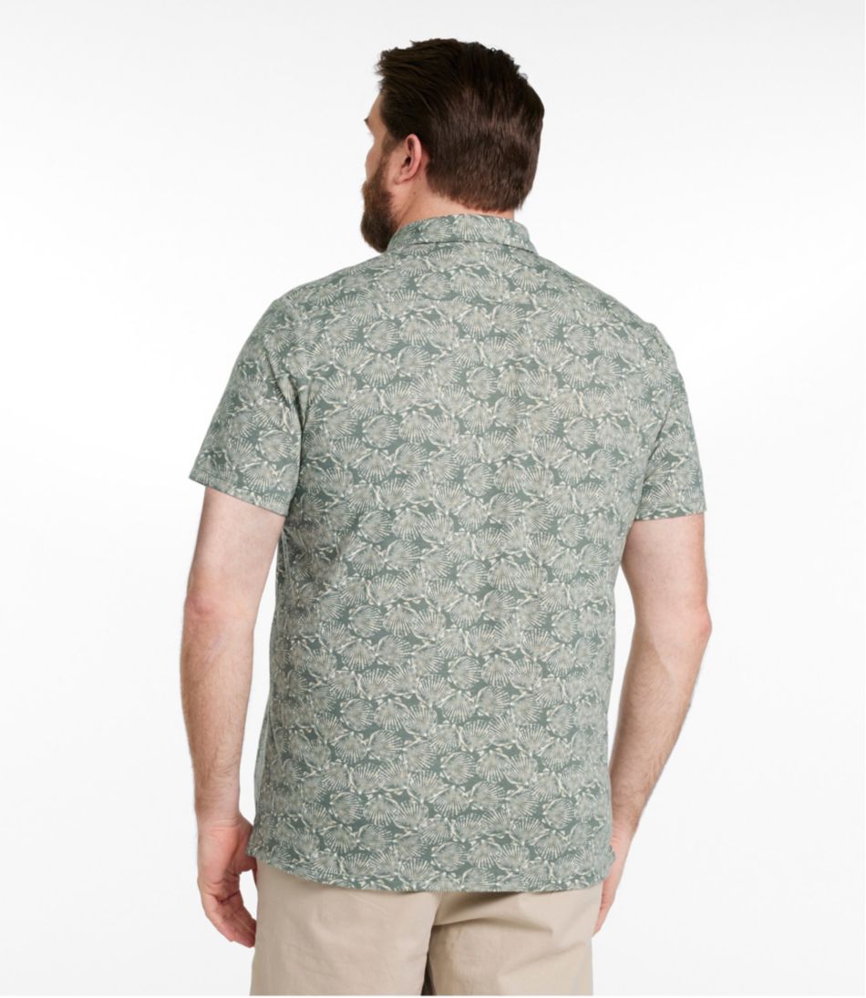 Men's Lakewashed Performance Shirts, Button-Front Shirt, Short-Sleeve, Print - L.L.Bean Trending