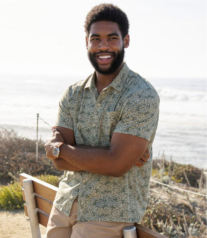 Men's Lakewashed Performance Shirts, Button-Front Shirt, Short-Sleeve, Print - L.L.Bean Trending