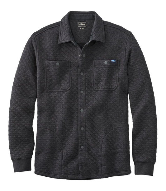 Men's Quilted Sweatshirts, Snap Overshirt - L.L.Bean Best Seller