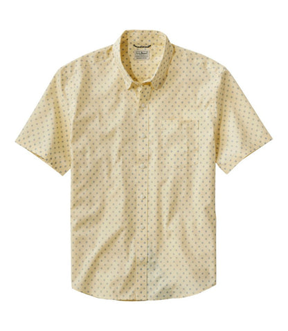 Men's Comfort Stretch Performance® Shirt, Short-Sleeve, Slightly Fitted Untucked Fit, Print - L.L.Bean Recommended