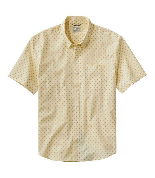Men's Comfort Stretch Performance® Shirt, Short-Sleeve, Slightly Fitted Untucked Fit, Print - L.L.Bean Recommended