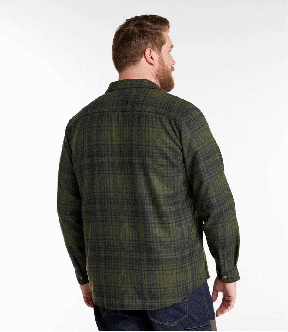 Men's Maine Guide Lightweight Wool Field Shirt, Plaid - L.L.Bean Classic