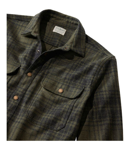 Men's Maine Guide Lightweight Wool Field Shirt, Plaid - L.L.Bean Classic