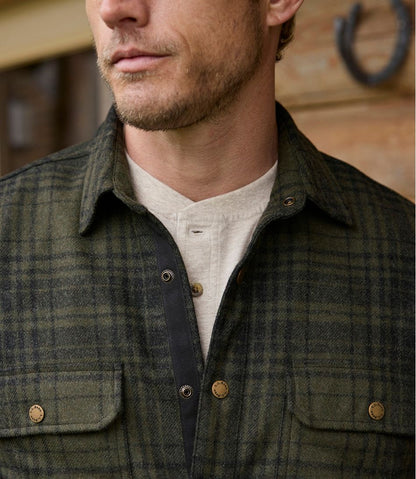 Men's Maine Guide Lightweight Wool Field Shirt, Plaid - L.L.Bean Classic