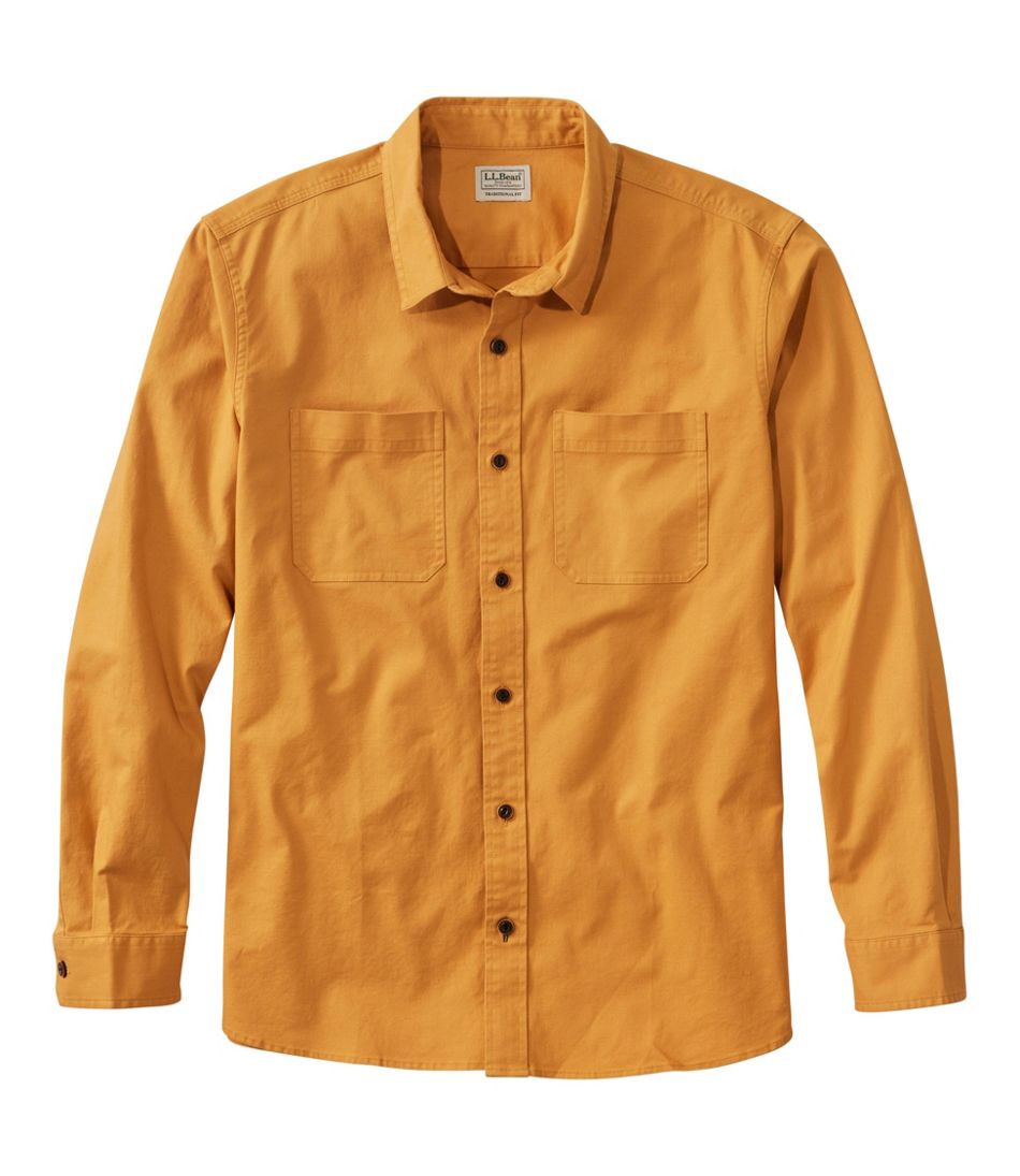 Men's BeanFlex® Twill Shirt, Traditional Untucked Fit, Long-Sleeve - L.L.Bean Everyday