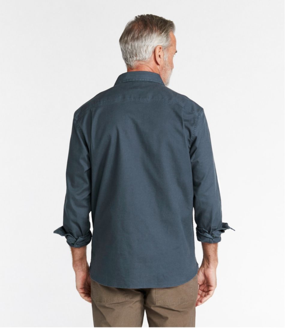 Men's BeanFlex® Twill Shirt, Traditional Untucked Fit, Long-Sleeve - L.L.Bean Everyday