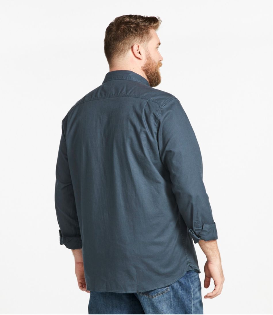 Men's BeanFlex® Twill Shirt, Traditional Untucked Fit, Long-Sleeve - L.L.Bean Everyday