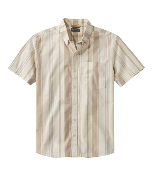 Men's Signature Stretch Poplin Shirt, Short-Sleeve, Slim Fit - L.L.Bean New