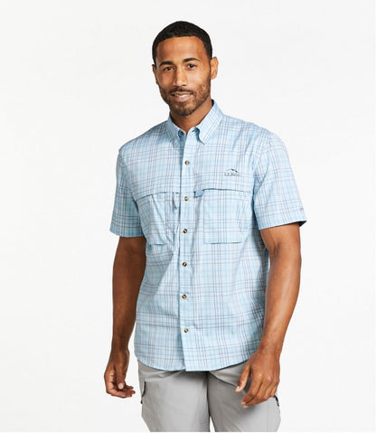 Men's Tropicwear Shirt, Plaid Short-Sleeve - L.L.Bean Classic