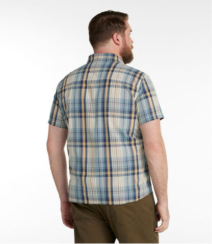 Men's Signature Seersucker Madras Shirt, Slightly Fitted, Short-Sleeve - L.L.Bean Customer Favorite
