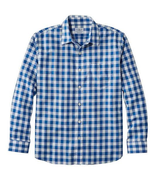 Men's Bean's Wrinkle-Free Everyday Shirt, Traditional Untucked Fit, Plaid, Long-Sleeve - L.L.Bean Trending
