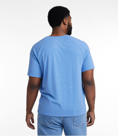 Men's Comfort Stretch Pima Tee Shirt, Short-Sleeve Henley - L.L.Bean Recommended
