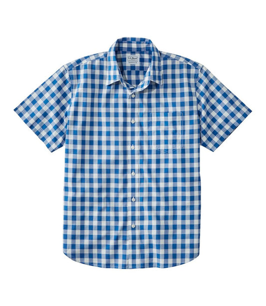 Men's Bean's Wrinkle-Free Everyday Shirt, Traditional Untucked Fit, Plaid, Short-Sleeve - L.L.Bean Exclusive