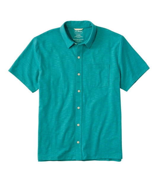 Men's Lakewashed Performance Shirts, Button-Front Shirt, Short-Sleeve - L.L.Bean Essential