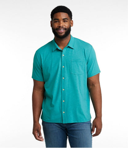 Men's Lakewashed Performance Shirts, Button-Front Shirt, Short-Sleeve - L.L.Bean Essential