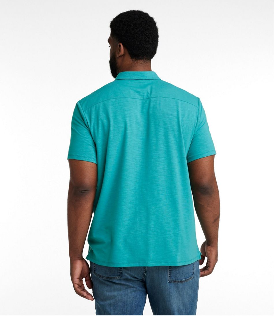 Men's Lakewashed Performance Shirts, Button-Front Shirt, Short-Sleeve - L.L.Bean Essential