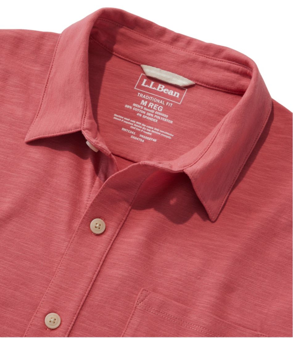 Men's Lakewashed Performance Shirts, Button-Front Shirt, Short-Sleeve - L.L.Bean Essential