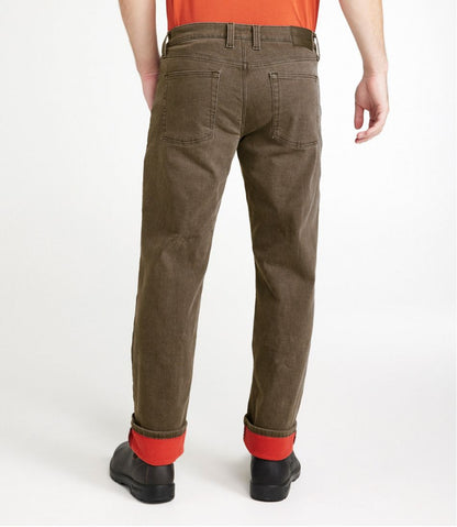 Men's BeanFlex® Jeans, Standard Athletic Fit, Fleece-Lined - L.L.Bean New