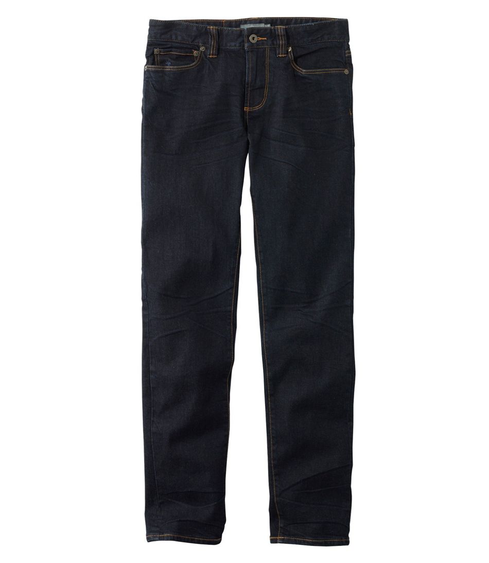 Men's Signature Five-Pocket Jeans with Stretch, Slim Straight - L.L.Bean Great Value
