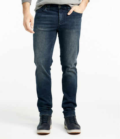 Men's Signature Five-Pocket Jeans with Stretch, Slim Straight - L.L.Bean Great Value