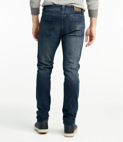 Men's Signature Five-Pocket Jeans with Stretch, Slim Straight - L.L.Bean Great Value