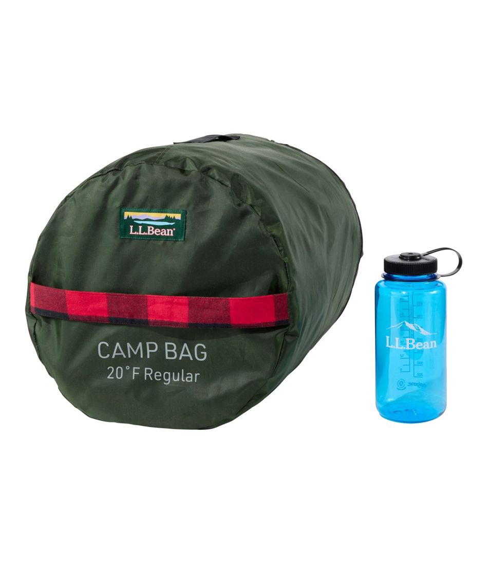 Adults' L.L.Bean Flannel Lined Camp Sleeping Bag, 20° - L.L.Bean Recommended