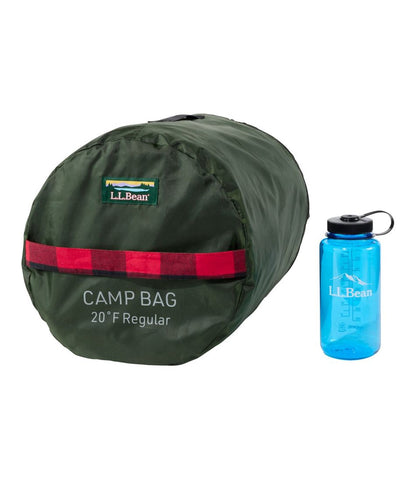Adults' L.L.Bean Flannel Lined Camp Sleeping Bag, 20° - L.L.Bean Recommended