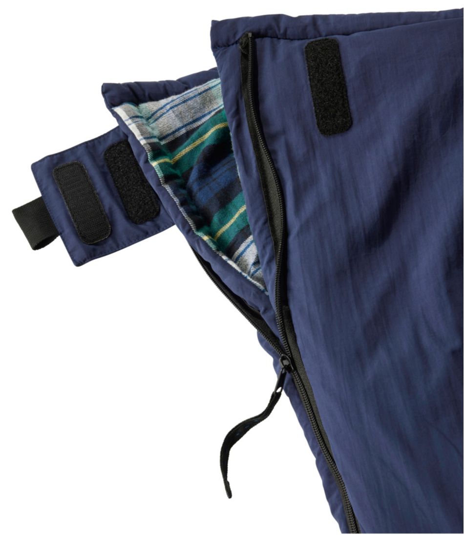 Adults' L.L.Bean Flannel Lined Camp Sleeping Bag, 20° - L.L.Bean Recommended