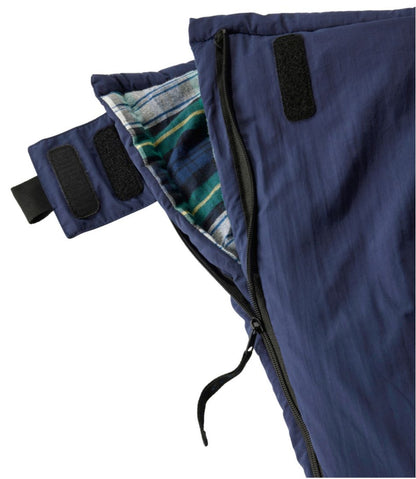 Adults' L.L.Bean Flannel Lined Camp Sleeping Bag, 20° - L.L.Bean Recommended