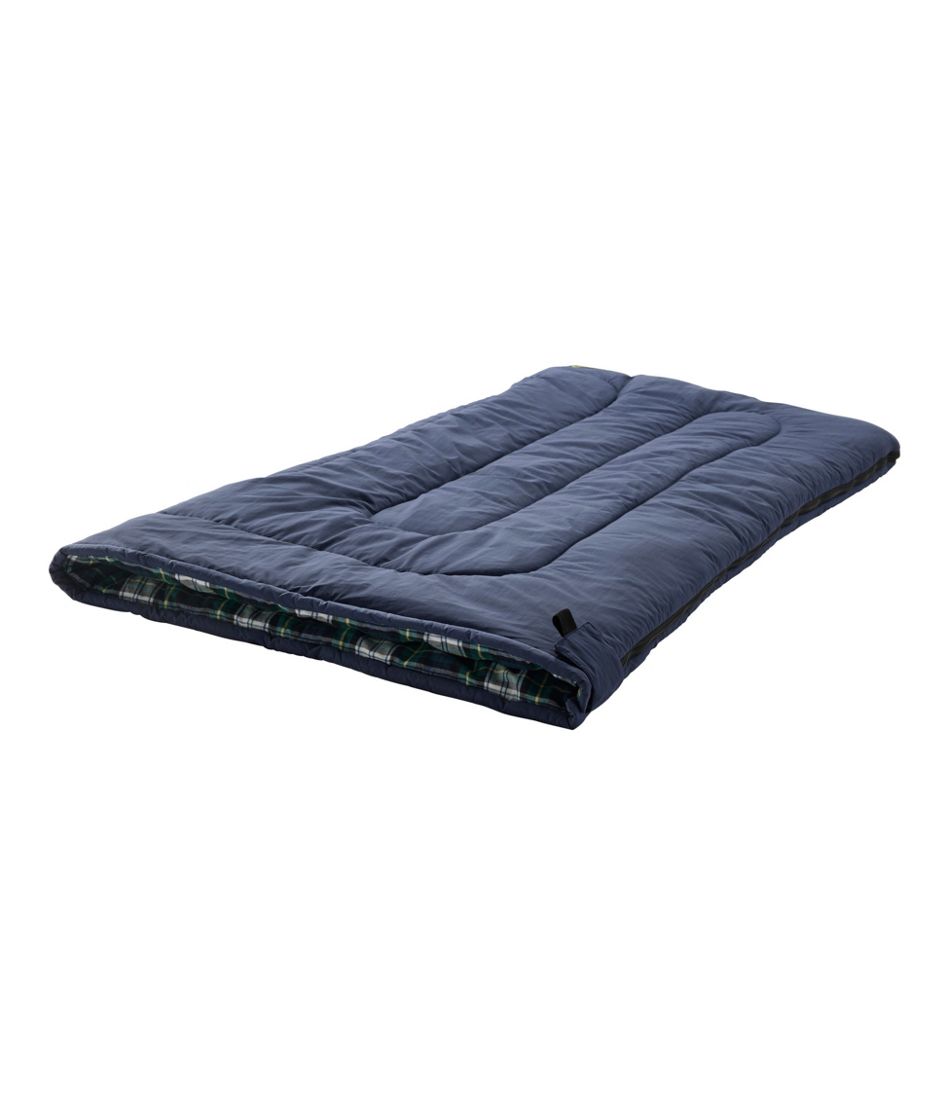 Kids' L.L.Bean Flannel Lined Camp Sleeping Bag, 40° - L.L.Bean Quality