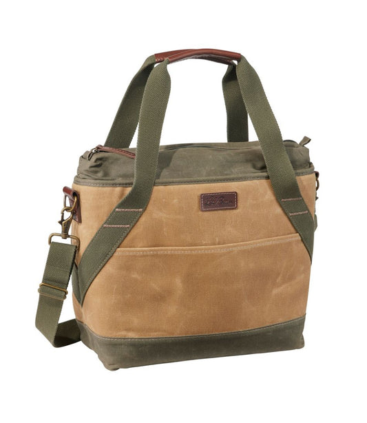Insulated Waxed-Canvas Tote, Medium - L.L.Bean Popular