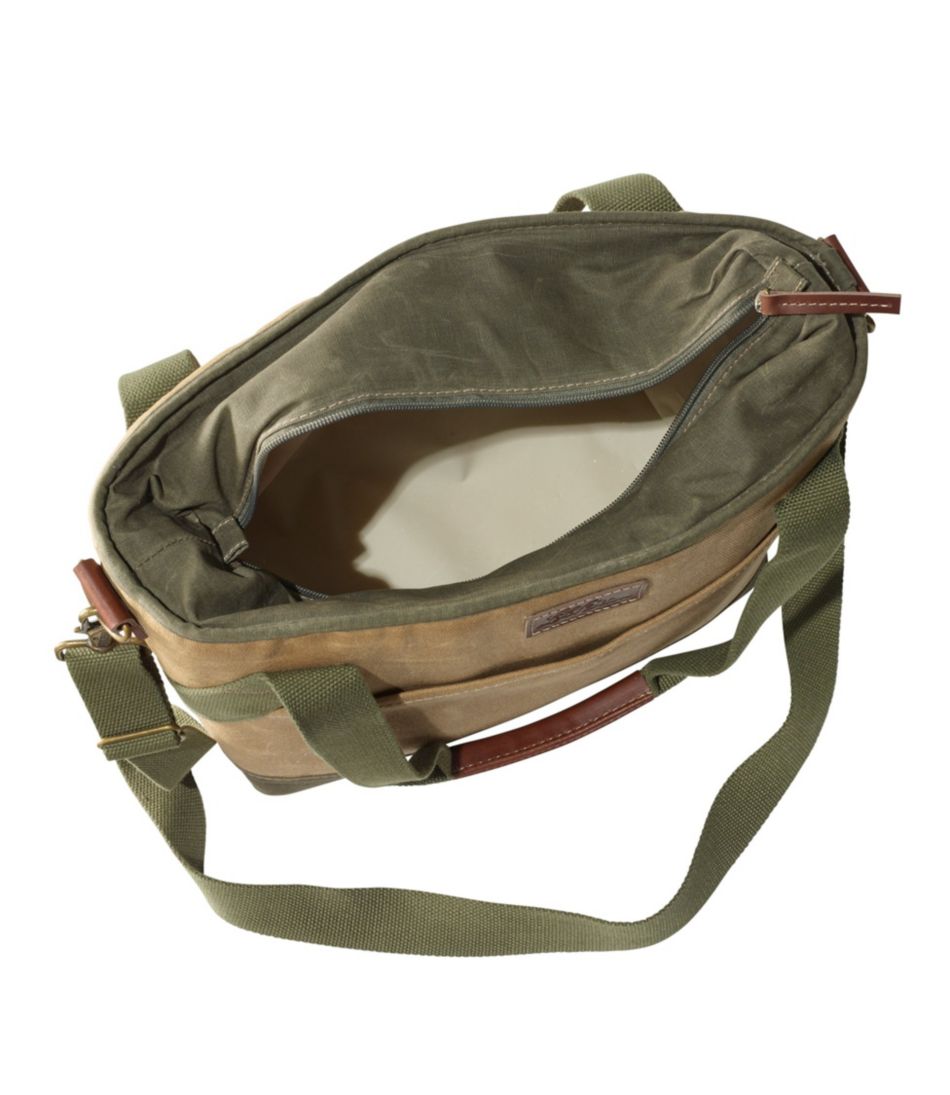 Insulated Waxed-Canvas Tote, Medium - L.L.Bean Popular