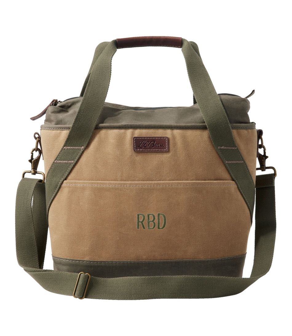 Insulated Waxed-Canvas Tote, Medium - L.L.Bean Popular