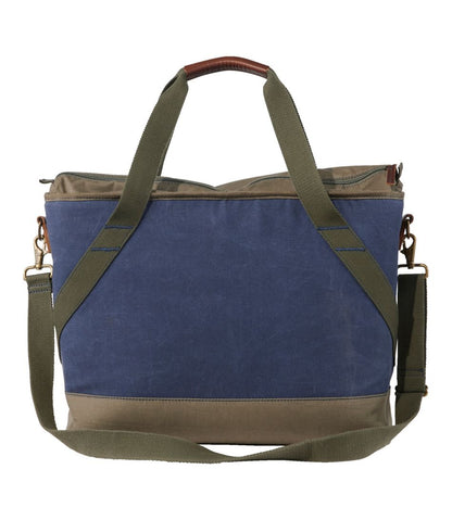 Insulated Waxed-Canvas Tote, Large - L.L.Bean New