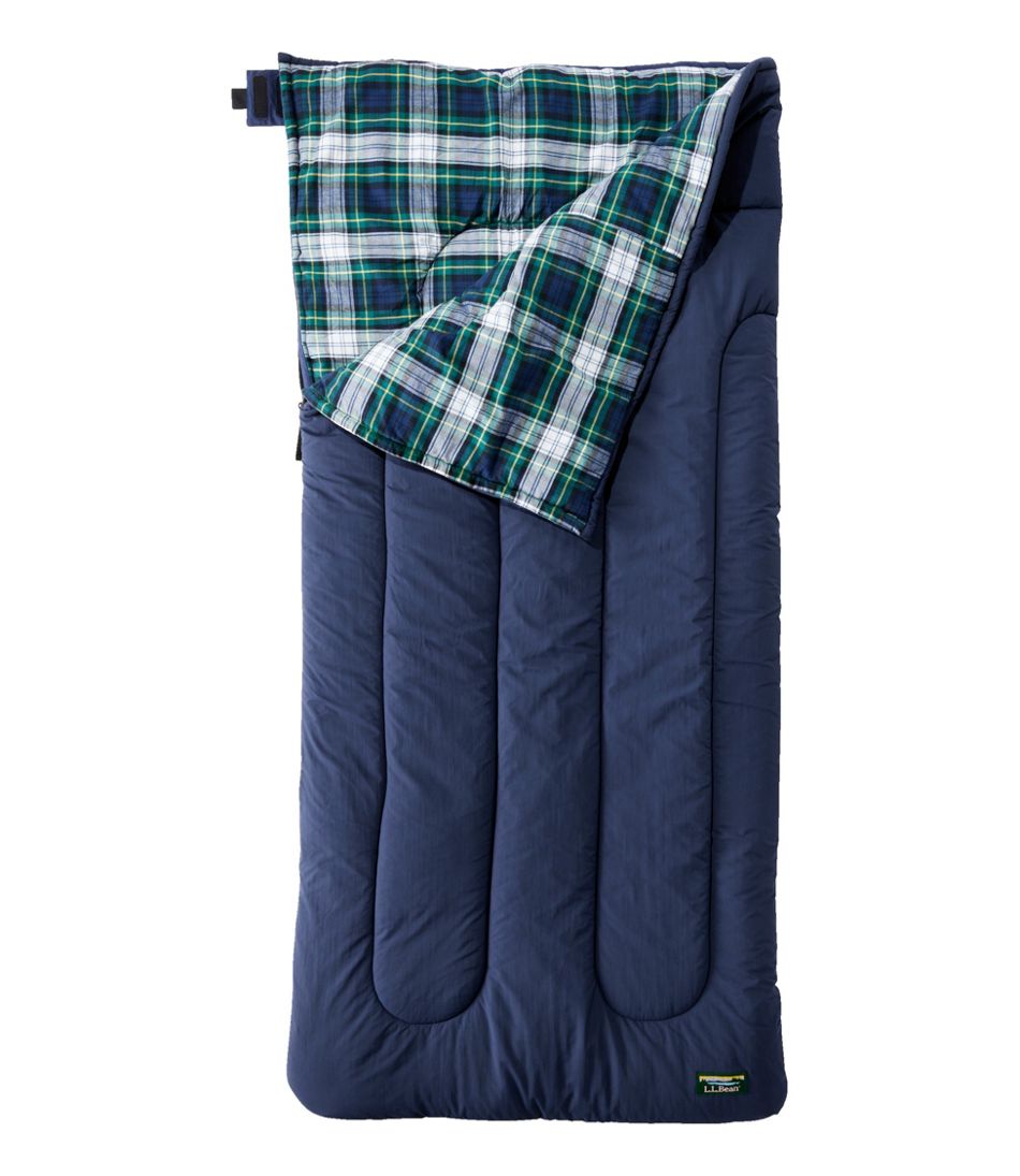 L.L.Bean Flannel Lined Camp Sleeping Bag, 0° - L.L.Bean Signature